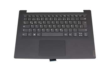 Clavier incl. topcase DE (allemand) gris/gris original pour Lenovo V14-IKB (81YA)