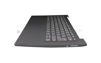 Clavier incl. topcase DE (allemand) gris/gris original pour Lenovo V14-IKB (81YA)