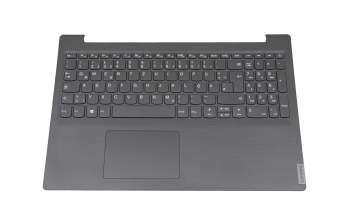 Clavier incl. topcase DE (allemand) gris/gris original pour Lenovo V15-IGL (82C3)