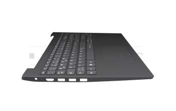 Clavier incl. topcase DE (allemand) gris/gris original pour Lenovo V15-IGL (82C3)