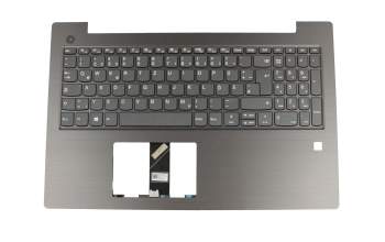 Clavier incl. topcase DE (allemand) gris/gris original pour Lenovo V330-15IKB (81AX)