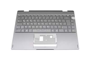 Clavier incl. topcase DE (allemand) gris/gris original pour Medion Akoya E4271 (YM14G)