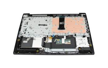 Clavier incl. topcase DE (allemand) gris/noir (rau) original pour Lenovo IdeaPad S145-15API (81V7)