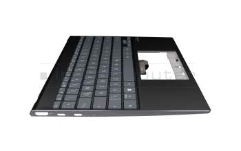 Clavier incl. topcase DE (allemand) gris/noir original pour Asus ZenBook 14 UX425JA