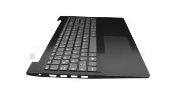 Clavier incl. topcase DE (allemand) gris/noir original pour Lenovo IdeaPad S145-15AST (81N3)