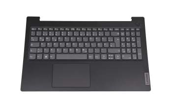 Clavier incl. topcase DE (allemand) gris/noir original pour Lenovo V15 G2-ITL (82KB)