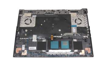 Clavier incl. topcase DE (allemand) moir/blanc/noir avec rétro-éclairage (RGB 4-ZONE) original pour Asus G713QM