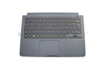 Clavier incl. topcase DE (allemand) noir/anthracite avec rétro-éclairage original pour Samsung NP900X3D