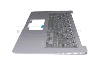 Clavier incl. topcase DE (allemand) noir/anthracite original pour Asus VivoBook R520UF