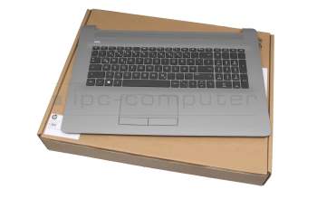 Clavier incl. topcase DE (allemand) noir/argent ODD original pour HP 470 G7