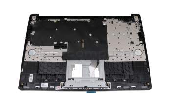 Clavier incl. topcase DE (allemand) noir/argent avec rétro-éclairage original pour Acer Chromebook 15 (CB515-1HT)