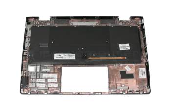 Clavier incl. topcase DE (allemand) noir/argent avec rétro-éclairage original pour HP EliteBook x360 830 G6