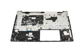 Clavier incl. topcase DE (allemand) noir/argent avec rétro-éclairage original pour HP ProBook 450 G10