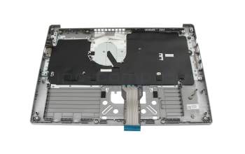 Clavier incl. topcase DE (allemand) noir/argent original pour Acer Aspire 3 (A314-35)