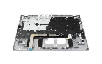 Clavier incl. topcase DE (allemand) noir/argent original pour Acer Aspire 3 (A315-24P)