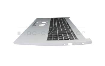 Clavier incl. topcase DE (allemand) noir/argent original pour Acer Aspire 3 (A315-33)