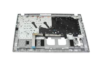 Clavier incl. topcase DE (allemand) noir/argent original pour Acer Aspire 3 (A317-54G)
