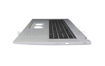 Clavier incl. topcase DE (allemand) noir/argent original pour Acer Aspire 3 (A317-54G)