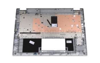Clavier incl. topcase DE (allemand) noir/argent original pour Acer Spin 3 (SP314-21)
