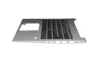 Clavier incl. topcase DE (allemand) noir/argent original pour Acer Swift 1 (SF113-31)