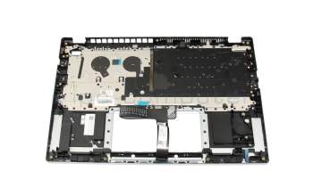 Clavier incl. topcase DE (allemand) noir/argent original pour Acer Swift Go 14 (SFG14-73)