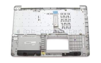 Clavier incl. topcase DE (allemand) noir/argent original pour Asus Transformer Book Flip TP550LD