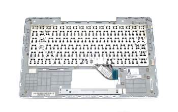 Clavier incl. topcase DE (allemand) noir/argent original pour Asus Transformer Book T300LA