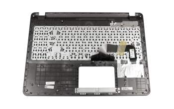 Clavier incl. topcase DE (allemand) noir/argent original pour Asus VivoBook 15 F507MA