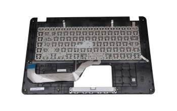 Clavier incl. topcase DE (allemand) noir/argent original pour Asus VivoBook 15 X505ZA