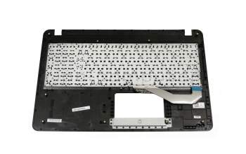 Clavier incl. topcase DE (allemand) noir/argent original pour Asus VivoBook D540MB
