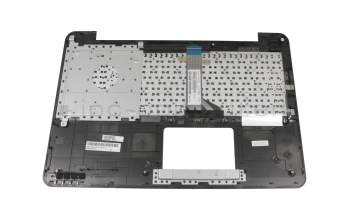 Clavier incl. topcase DE (allemand) noir/argent original pour Asus VivoBook F555BA