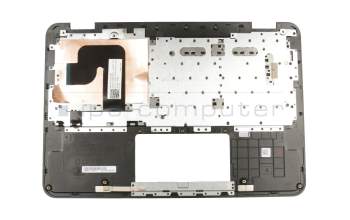 Clavier incl. topcase DE (allemand) noir/argent original pour Asus VivoBook Flip 12 TP203MAH