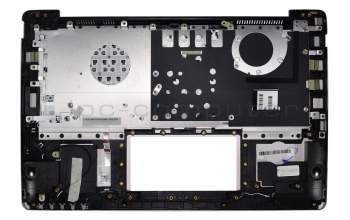 Clavier incl. topcase DE (allemand) noir/argent original pour Asus VivoBook X202E