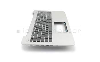 Clavier incl. topcase DE (allemand) noir/argent original pour Asus X555UB