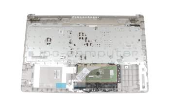 Clavier incl. topcase DE (allemand) noir/argent original pour HP 255 G7 SP
