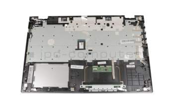 Clavier incl. topcase DE (allemand) noir/argent original pour Pegatron F15KGR