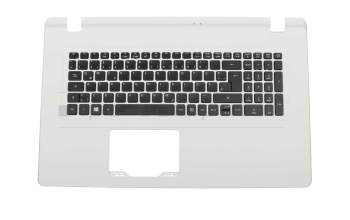 Clavier incl. topcase DE (allemand) noir/blanc original pour Acer Aspire ES1-732