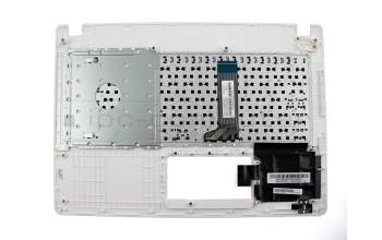 Clavier incl. topcase DE (allemand) noir/blanc original pour Asus X451MA