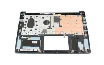 Clavier incl. topcase DE (allemand) noir/bleu avec rétro-éclairage original pour Acer Swift 3 (SF314-41G)