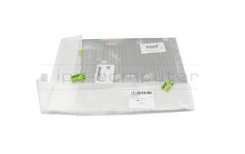 Clavier incl. topcase DE (allemand) noir/bleu/noir avec rétro-éclairage original pour Acer TravelMate P2 (TMP215-53)