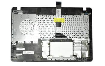 Clavier incl. topcase DE (allemand) noir/bleu original pour Asus F550VB