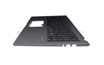 Clavier incl. topcase DE (allemand) noir/gris (SD) original pour Asus VivoBook 15 F515EA