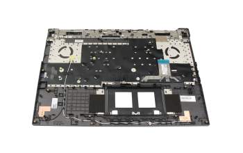 Clavier incl. topcase DE (allemand) noir/gris avec rétro-éclairage original pour Asus G713PU