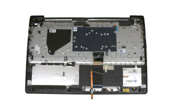 Clavier incl. topcase DE (allemand) noir/gris avec rétro-éclairage original pour Lenovo IdeaPad 5-15ITL05 (82FG)