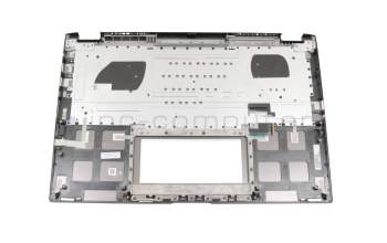 Clavier incl. topcase DE (allemand) noir/gris avec rétro-éclairage pour les modèles Touchpad original pour Asus Q5365FD