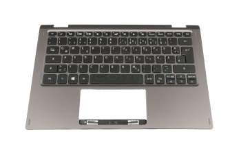 Clavier incl. topcase DE (allemand) noir/gris original pour Acer Spin 1 (SP111-32N)