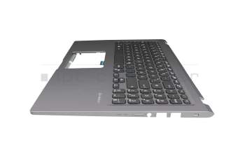 Clavier incl. topcase DE (allemand) noir/gris original pour Asus ExpertBook P1 P1511CDA