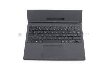 Clavier incl. topcase DE (allemand) noir/gris original pour Asus Transformer 3 T305CA