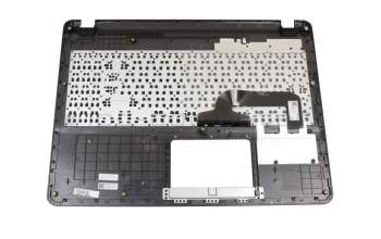 Clavier incl. topcase DE (allemand) noir/gris original pour Asus VivoBook 15 F507UA