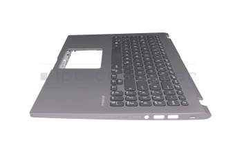 Clavier incl. topcase DE (allemand) noir/gris original pour Asus VivoBook 15 F509FJ